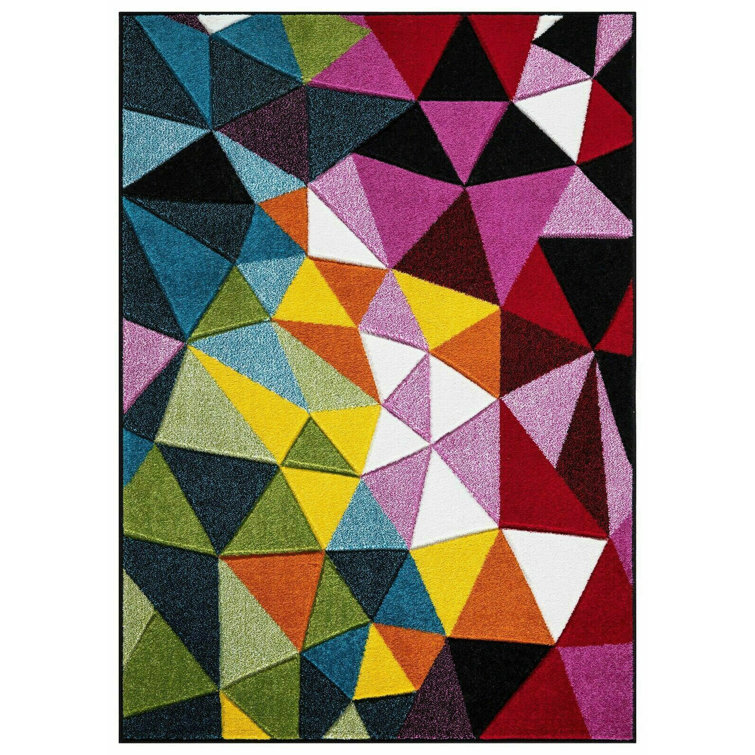 Oliver Elice Yellow/Green/Purple Rug Wayfair.co.uk